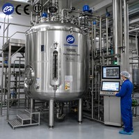 Tanque de Almacenamiento de Leche Cruda de 500-50000L, Acero Inoxidable 304, Certificado ASME, Fabricante OEM