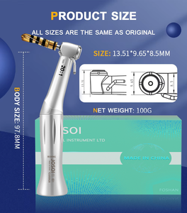 <span class=keywords><strong>China</strong></span> Dental SG20 20:1 Implante Contra ángulo Pieza de mano de baja velocidad Pulverizador de agua externo Implante dental Pieza de mano de baja velocidad - Product Image 3