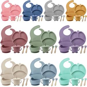 Juego de Vajilla de Silicona para Bebé de 6 Piezas, para Uso Diario, Apto para Microondas y Lavavajillas, Ecológico, Libre de BPA, Venta al Por Mayor - Product Image 3