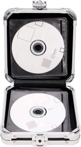 Xách tay <span class=keywords><strong>DVD</strong></span> trường hợp chủ với thực hiện xử lý 24 đĩa Công suất nhôm khóa CD trường hợp bền cho xe du lịch làm việc nhà sử dụng - Product Image 3