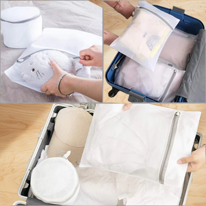 Venta al por mayor reutilizable 5 unids/set Lencería malla lavandería <span class=keywords><strong>bolsa</strong></span> de lavado a granel delicada red <span class=keywords><strong>bolsa</strong></span> de lavado Lencería colgante <span class=keywords><strong>bolsa</strong></span> de lavandería grande - Product Image 6
