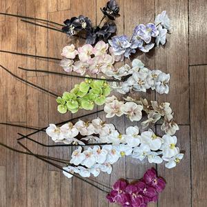 Orquídeas Artificiales Real Touch de 8 Cabezas, Ramas de Phalaenopsis, Flores Falsas para Decoración del Hogar, Fiestas y Bodas - Product Image 3