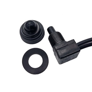 Interrupteur à bouton-poussoir électronique 3A 250V 1NC unipolaire marche-arrêt en plastique étanche avec câble de 11 cm pour <span class=keywords><strong>miroir</strong></span> de courtoisie - Product Image 3