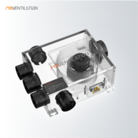 200 Cmh volume d'air Ventilation silencieuse pièces de ventilateur multi-ports Parking souterrain ventilateur d'échappement de Ventilation à pression négative