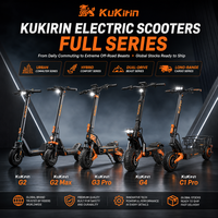 Trottinette électrique Kukirin G2 G3 G4 S1 T3 M4 A1 800W IP54 pliable pour adultes, prête à être expédiée en UE, États-Unis, Royaume-Uni, Canada, Brésil, Australie