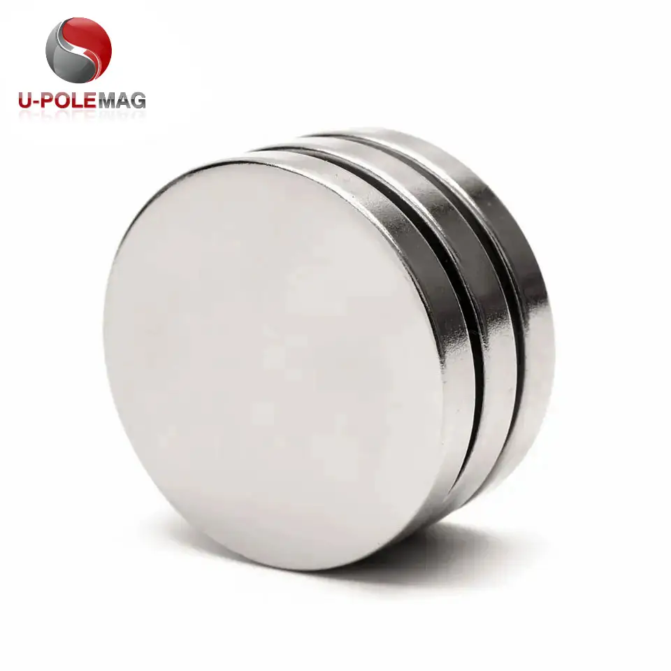 20 Year Manufacturer Custom Rare Earth Round NdFeb Magnets Permanent Super Strong Disc N52 Neodymium Magnet For Sale