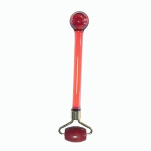 Masajeador Facial y Ocular de Piedra Roja con Rodillo de Bolas Pequeñas Desmontable y Bola Redonda Refrigerante para Aliviar la Hinchazón - Product Image 4