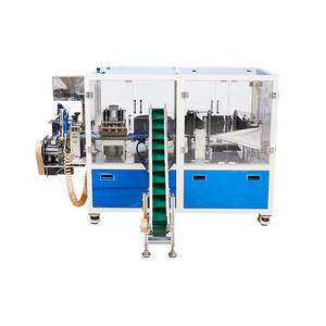 Máquina de envasado horizontal de tecnología coreana para bolsitas de té piramidales, sistema automático de encartonamiento de bolsas de té. - Product Image 2