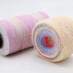 Groothandel Hoge Kwaliteit Breien Garen Wol 15nm/1 Geschilderd Mohair 30% Polyester 15% Acryl 45% Nylon 10% Wol Mix Garen - Product Image 3