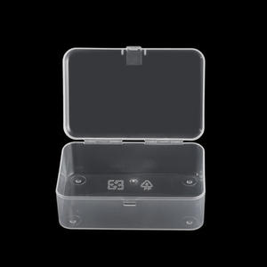 กล่องเก็บของพลาสติกใสทรงสี่เหลี่ยมผืนผ้าสำหรับจัดระเบียบสำนักงานพร้อมฝาปิดใส่บัตร น้ำหนัก 17 กรัม ผลิตที่เจ้อเจียง - Product Image 4