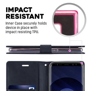 GSCASE <span class=keywords><strong>Original</strong></span> Goospery Brand Multifunctional Horizontal PU + TPU Flip Leather Phone Case Pour Samsung S24 Plus S22 S23 S9 Ultra - Product Image 4