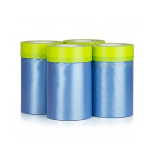 Película de Enmascaramiento Pre-Adhesiva para Pintura, Película Protectora de Superficies Autoadhesiva para Pintura en Aerosol, Repintado Automotriz, Renovación del Hogar - Product Image 1