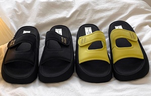 Sandalias de plataforma con tacón alto para mujer, nuevas chanclas de verano para vacaciones en la playa - Product Image 5