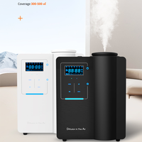 Diffuseur d'huiles essentielles électrique intelligent sans eau pour hôtel, diffuseur de parfum de table en plastique avec garantie d'un an