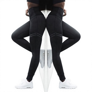 Leggings de Yoga de Alta Calidad para Mujer - Ropa Deportiva Personalizada con su Propio Logotipo, Spandex/Nylon, Elásticos en 4 Direcciones y de Secado Rápido - Product Image 4