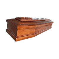 Ataúdes de Madera de Estilo Europeo para Adultos, de Alta Calidad, al por Mayor, de Madera Maciza Natural, Biodegradables y Ecológicos, con Terciopelo para Cenizas
