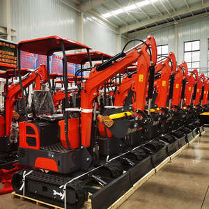 Mini-excavatrice sur chenilles de 1 à 1,5 tonne, modèle chinois 1.2, avec moteur et pompe CE/EPA comme composants principaux, meilleur prix - Product Image 1