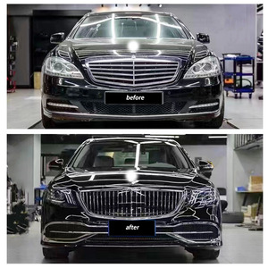 W221 2006-2013 <span class=keywords><strong>Clase</strong></span> S Parachoques exterior Capó Lámparas de ala Faros delanteros Actualización <span class=keywords><strong>a</strong></span> W222 <span class=keywords><strong>2018</strong></span> Kit de carrocerí<span class=keywords><strong>a</strong></span> para <span class=keywords><strong>mercedes</strong></span>-benz - Product Image 2