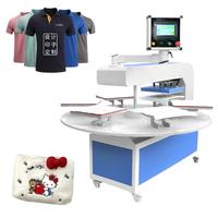 Presse thermique multi-couleurs 40x60cm à 6 stations avec palette à changement rapide pour impression DTF, vinyle, polyester, coton, lin, t-shirt