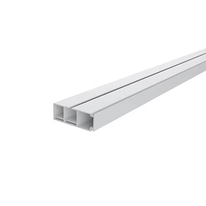 Riel de cortina de techo de PVC moderno Componentes de persiana enrollable unidireccional 10 longitudes/caja - Product Image 1