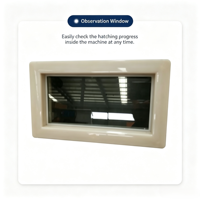 Incubadora Automática de Huevos 880 con Control Digital de Temperatura y Humedad para Aves de Corral