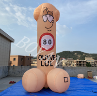 Modèle de ballon gonflable géant en forme de pénis sexy pour la décoration publicitaire en extérieur