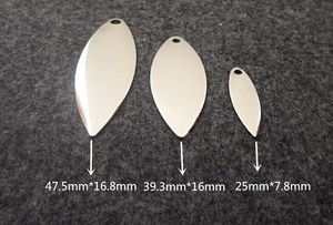 Lames lisses pour bricolage, 50 pièces/1 #-4 #, idéal pour la pêche à la mouche, leurre U L, ange - Product Image 6