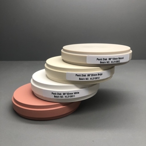 Zirdent PEEK Matériau de Restauration Dentaire Implantée en Résine CAD/CAM Classe II Certifié ISO13485/CE Rose pour Équipement Dentaire - Product Image 3