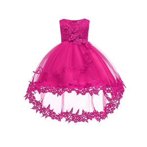 Abito da spettacolo HaoLan Butterfly Pearl Sweet/Lovely per bambine, senza maniche, in cotone e poliestere, per compleanno o performance, ispirato a film e serie TV - Product Image 5