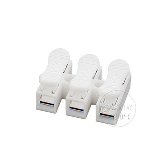 Autonomy CH-3 Wire-Free Spring Press-Type Terminal Block Quick Connector ABS Material <b>Plug</b> In Connection - Product Image 1