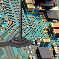 Thermique électriquement empotage époxy Ab adhésif colle conductrice isolation silicone gel liquide silicone liquide étanche liquide pour pcb