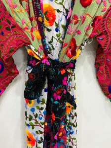 กิโมโนตัวยาวผ้าฝ้ายฟรีไซส์และใส่สบายเหมาะสำหรับทุกไซส์50นิ้วผู้จำหน่ายโดยประมาณจากอินเดีย - Product Image 3