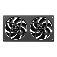 Ventilador de Caja de PC AntarcChill de 240 mm con Aspas Invertidas, RGB, Rodamiento Líquido, Nuevo en Stock, Enfriador de Aire Premium con Flujo de Aire Inverso