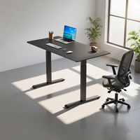 Mobilier de bureau réglable en hauteur contrôleur de bureau double moteur levage cadre de bureau électrique 2 étages poste de travail bureau Farme