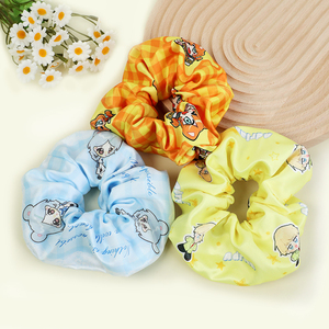 VOGRACE Custom Logo Satin Hair Ties <strong>Scrunchies</strong> Personalized Logo Pattern Elastic Hair <strong>Bands</strong> <strong>Scrunchy</strong> Printed Custom Hair Ties - Product Image 5