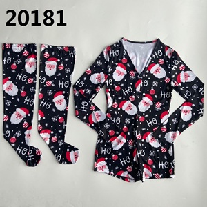 Pijama enterizo elástico sexy de verano para mujer, diseño personalizado HOHO de Navidad y San Valentín - Product Image 5