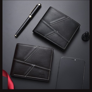 Portafoglio corto da <span class=keywords><strong>uomo</strong></span> in stile europeo americano con più slot per schede di fabbrica accessorio elegante multifunzionale - Product Image 6