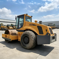 Compacteur routier vibrant d'occasion Shantui SR22M 22t à entraînement mécanique en stock