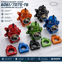 Support de fixation moteur, Corps de papillon, Culasse de carburateur, Bride de collecteur d'admission, CNC Moto Aluminium 6061 7075 Dessin OEM personnalisé