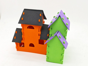 Set de Construcción de Rompecabezas de Espuma 3D, Kit de <span class=keywords><strong>Manualidades</strong></span> de Espuma Estilo Halloween <span class=keywords><strong>para</strong></span> Niños, Juguete de Construcción DIY, Bloques de Rompecabezas Educativos - Product Image 3