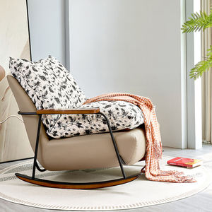 AOMISI <span class=keywords><strong>CASA</strong></span> AOMISI <span class=keywords><strong>CASA</strong></span> Canapé simple moderne pour la maison Fauteuil à bascule pour adultes Fauteuil de détente Fauteuil d'appoint pour le salon - Product Image 1