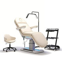 Meubles de salon à prix d'usine, lit de beauté en cuir synthétique, réglable et pliable, pour les soins du visage