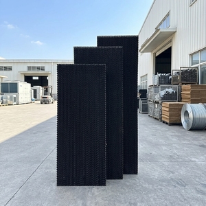 Industrial 1800x600x150mm Black Evaporative <b>Cooling</b> <b>Pad</b> Odorless Cellulose Wall Vietnam Sourcing Provider - Product Image 1