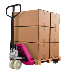 Nouveau 5T manuel manuel <span class=keywords><strong>transpalette</strong></span> fourche hauteur 80-200mm PU/Nylon roues 5000kg capacité terrain accidenté tout-terrain intérieur/extérieur - Product Image 4