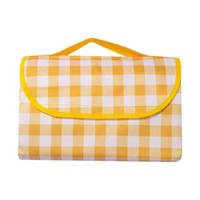 Tapis de pique-nique rectangulaire pliable imperméable de haute qualité, taille M, épais et durable, pour le camping, la plage, les barbecues en plein air, avec tissu Oxford