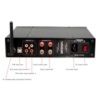 BRZHIFI Audio HIFI X10 nouvel amplificateur stéréo APTX BT 5.0 TPA3251 PCM5102A décoder 300Wx2 amplificateur numérique haute puissance USB RCA DAC Ampli