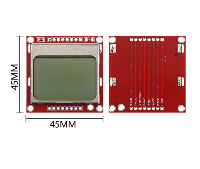 Nokia 5110 LCD Red Screen LCD Panel Module