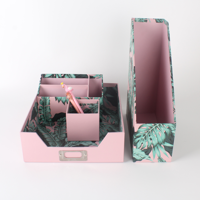 Индивидуальные офисные принадлежности тропический завод серии стол канцелярский органайзер для хранения картонная бумага набор аксессуаров для стола