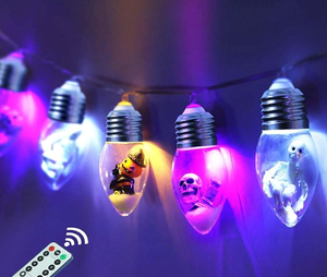 <span class=keywords><strong>LED</strong></span> dây đèn với Cây giáng sinh Santa Deer cho Halloween ma bí ngô chuỗi đèn trang trí nội thất trong nhà - Product Image 2