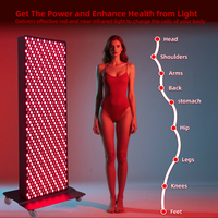 REDSKY AD-T3500--2D-2, Dispositivo de Terapia LED de Alta Irradiancia con Garantía de 3 Años, 660nm 850nm 3500W, Panel de Terapia de Luz Roja Vertical